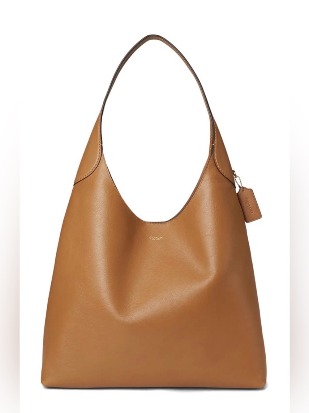 Coach Brooklyn 39 Bag in Light Brown Leather
